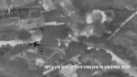 Overnight, the IDF says it carried out strikes against some 10 Hezbollah