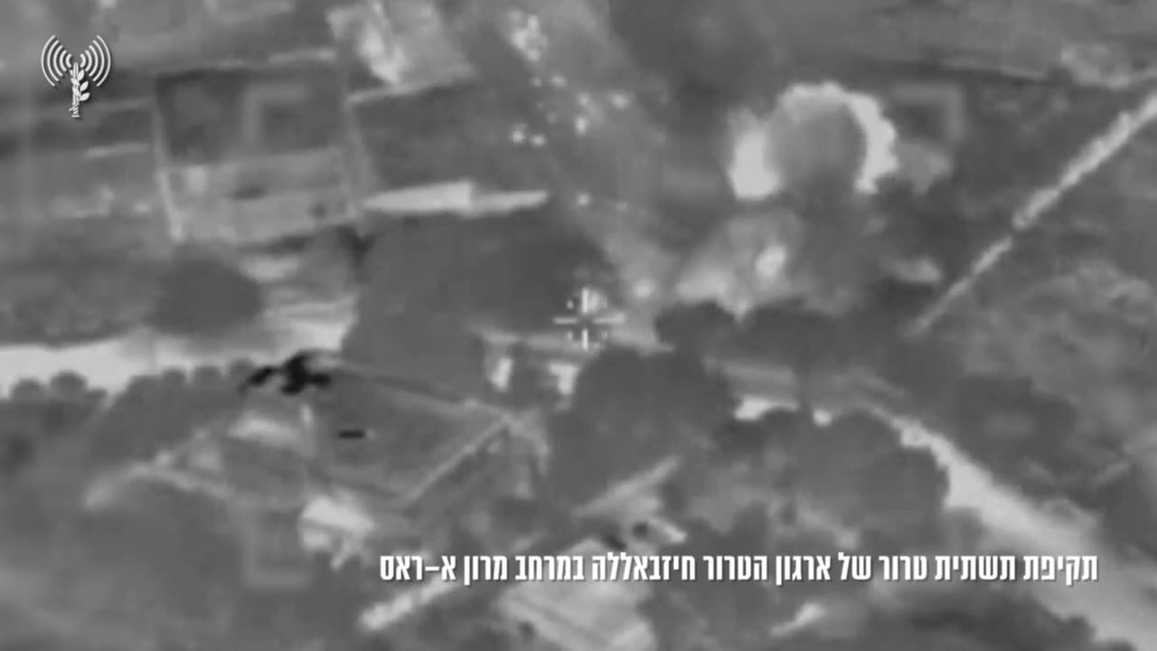 Overnight, the IDF says it carried out strikes against some 10 Hezbollah