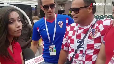 Kako naši navijači u Rusiji daju izjavu za poljske medije