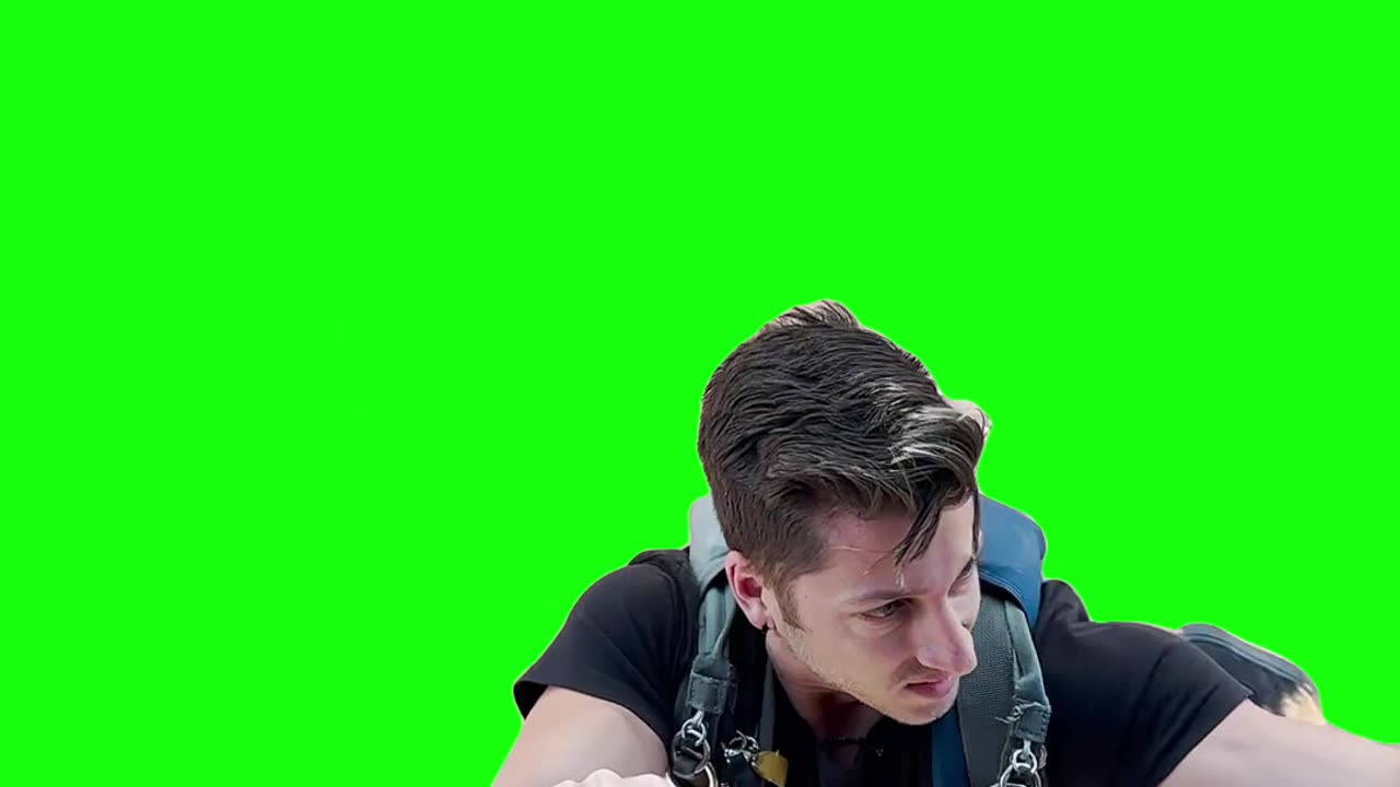 “Does It Look Like a Green Screen?” Freddychase Skydiving | Green Screen