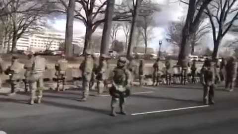 2021 Inaugration ... NATIONAL GUARD UNITS TURN BACK ON BIDEN MOTORCADE ??