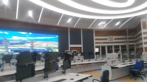 One the Control room of Dangote Refinery, Nigeria
