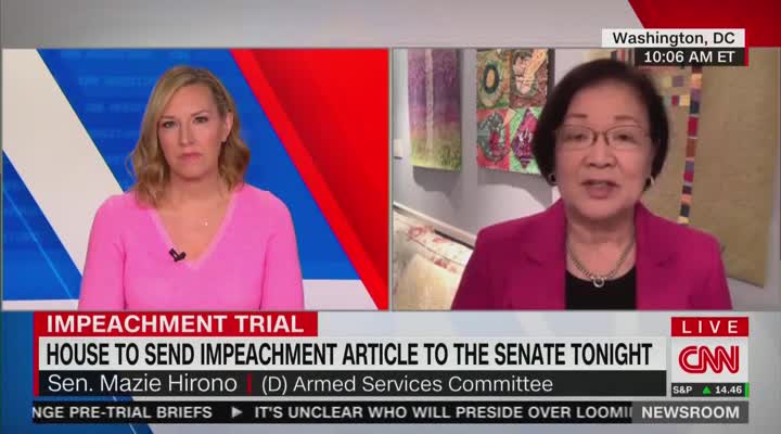 Sen. Hirono Just Exposed Dems' Real Motivation for Impeachment