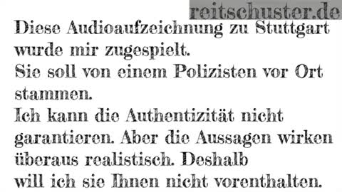 "Das ist Krieg" - Hilferuf eines Polizisten aus Stuttgart