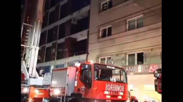 TREMENDO ▶️ A Francisco Duarte, jugador de Rentistas 🇺🇾, se le incendió la habitación