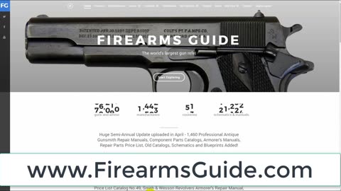GUNSMITHS- Fixing and selling 1911s with www.FirearmsGuide.com