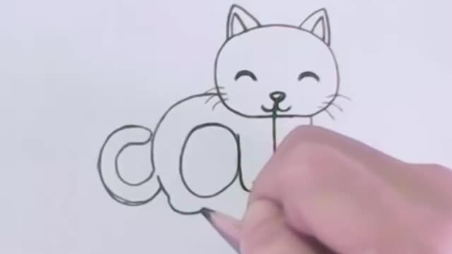 Easy! Turn text cats into cartoon cats! ♡💕😘