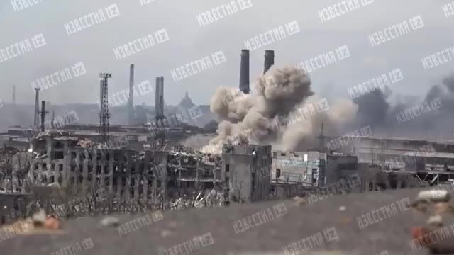 Poslední fáze čištění Azovstalu od nacistů ruskou armádou