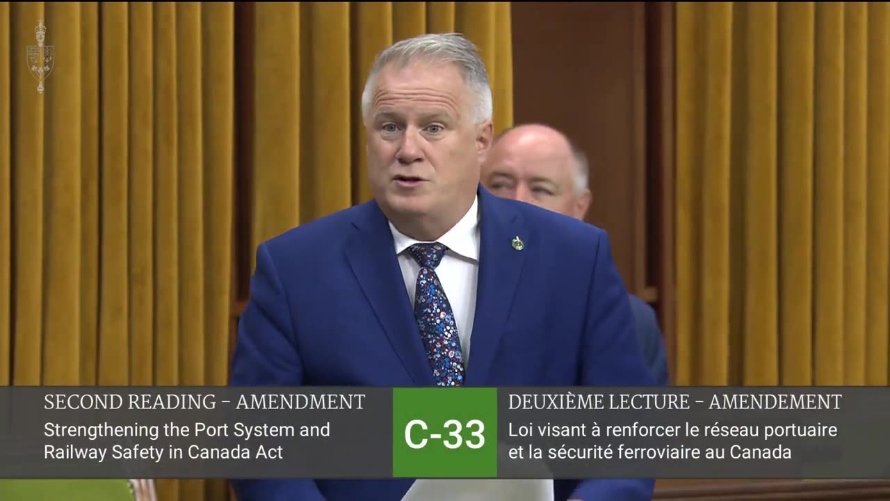 2023-09-21 Seconding Reading Bill C 33 Strengthening the Port System 2