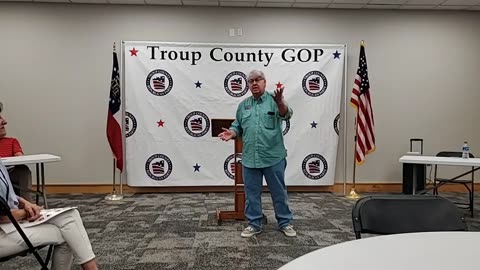 Hanging out with great Patriots at Troup County GOP