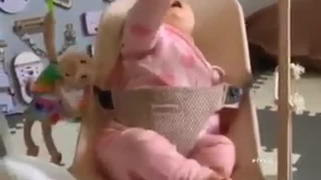 Funny cute baby