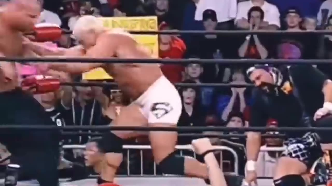 Goldberg vs Scott Steiner #wwe