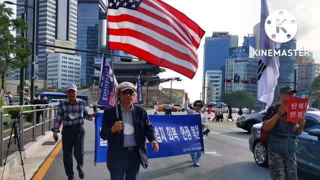 #FreedomRally#NoKoreanWarEndDeclaration#NoPeaceAgreementInKorea#USAnthem#YoureMyAllInAll#SolidKorUSA