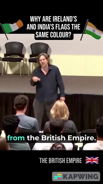 Why Ireland and Indian flags have the same color?