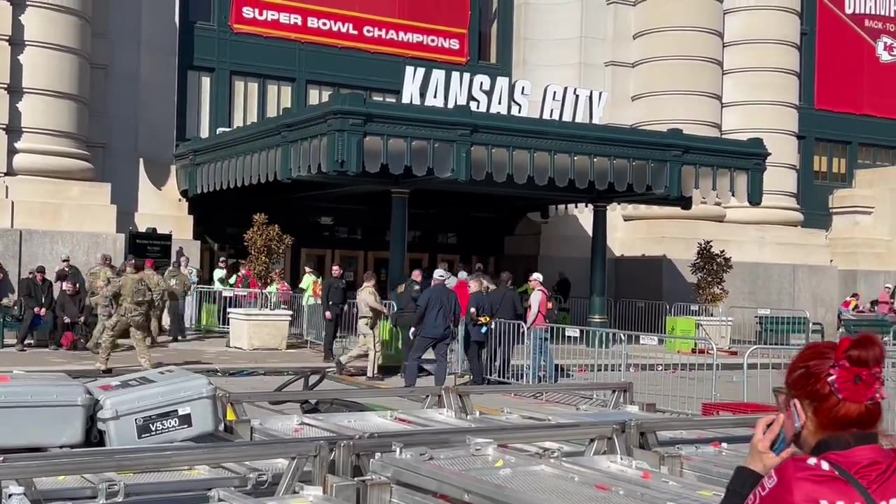 Shooting at Kansas City MO Chiefs' Super Bowl win celebration.