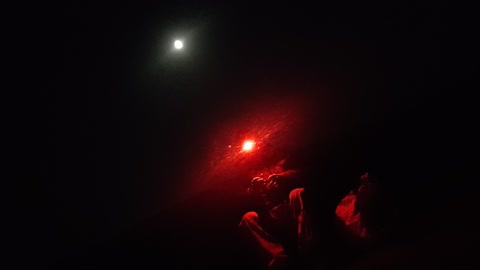 Setting up the Lavier microphone overlooking Belever Tor. For a night vlog