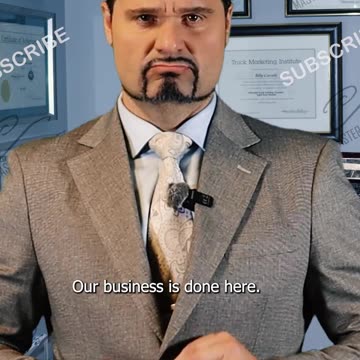 Business hand gestures! This one means "Our business is done here"