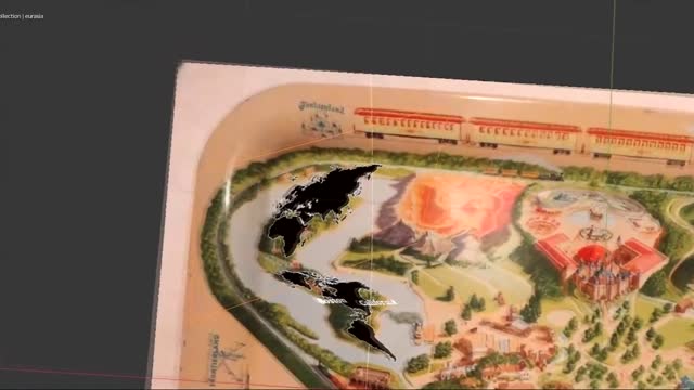 Crater Earth : continents and timezones