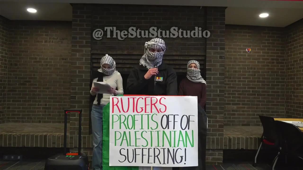 Students at Rutgers University release a video