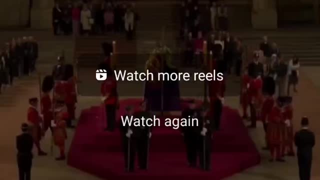 Royal Guard At Queens Rest Goes To Rest