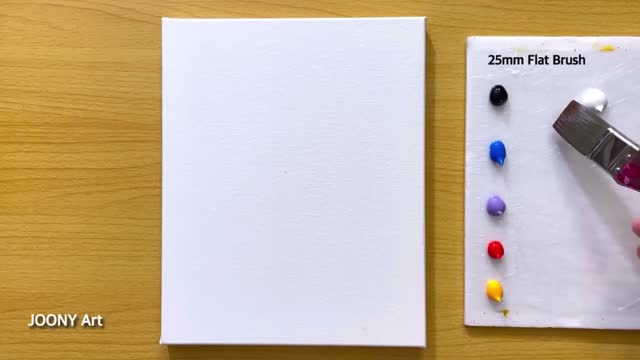 Squeeze Six Different Colors Into The White Paper