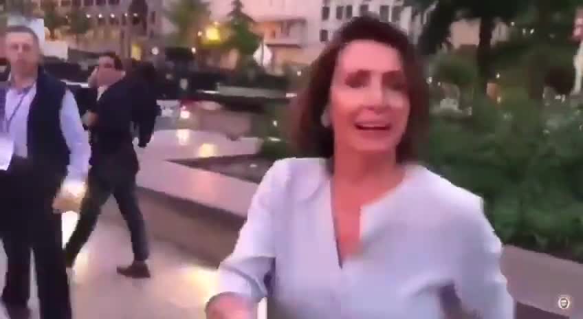 Guy tells Nancy Pelosi "prison time is coming soon"