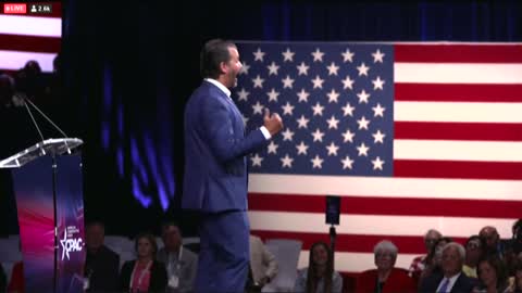 Donald Trump Jr. gives passionate speech at CPAC1