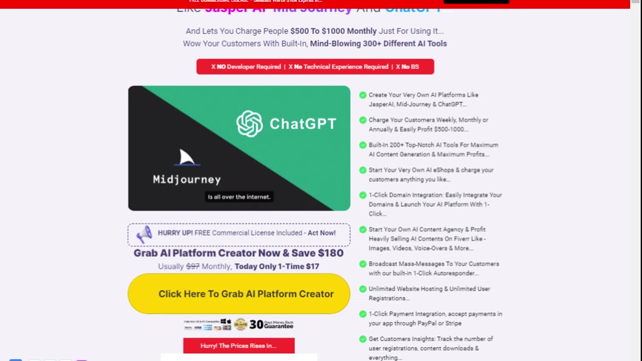 AI Platform Creator - Ultimate Set N' Forget AI Platform Creator