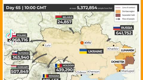 Where Ukrainians are seeking refuge