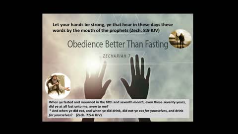 Yahweh Sabaoth says this, Take heart, you who today hear these promises uttered by the prophets