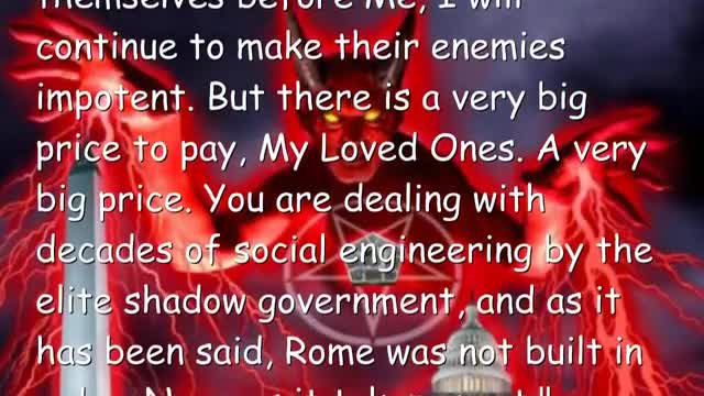 YOU ARE FIGHTING AGAINST SATAN's PLAN TO RULE THE WORLD ❤️ LoveLetter from Jesus February 20, 2017