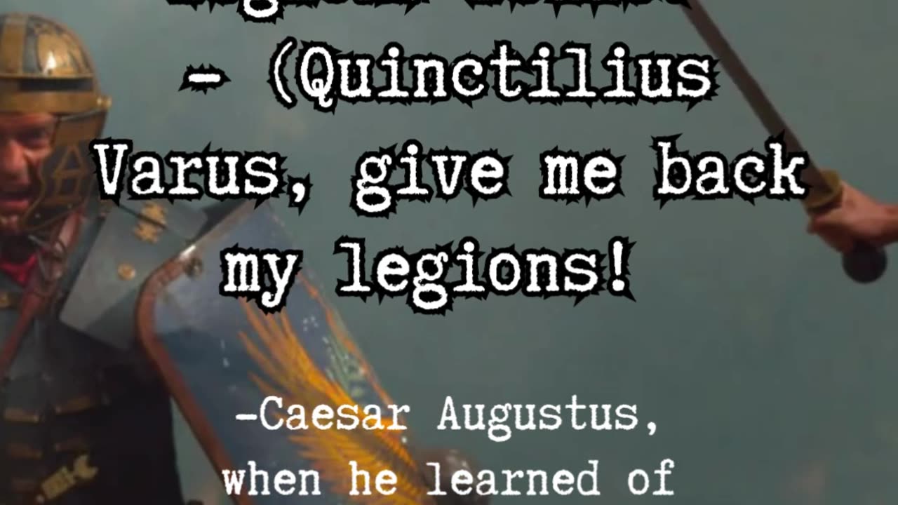 Arminius - General Varus