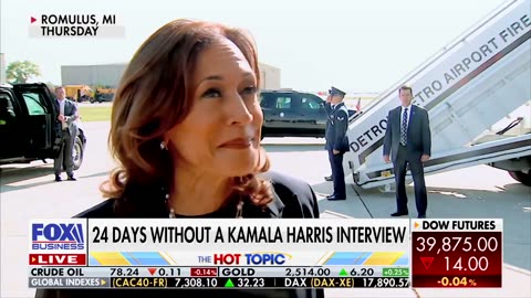 DAY 24: Kamala hasn't done a single interview nor press conference