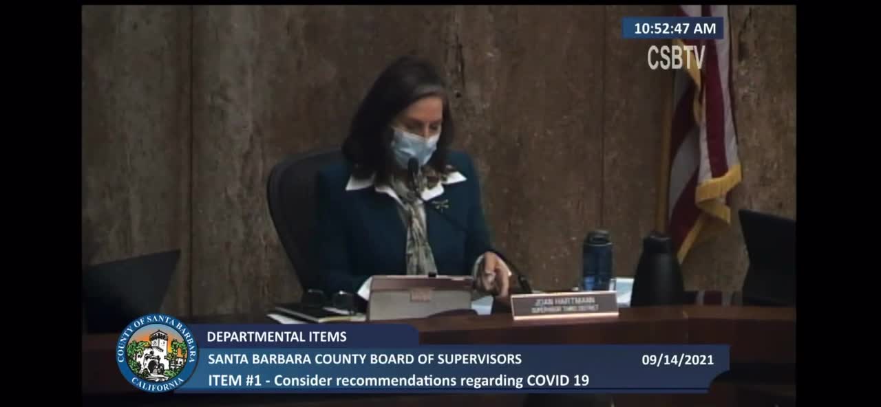 Supervisor Hartmann responds to Public Comment on Ivermectin 9/14/21 - Horse Medicine