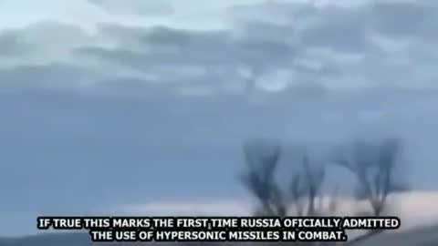 A Video Claiming to show the Russian usage of a Hypersonic Missile in Ukraine surfaced online