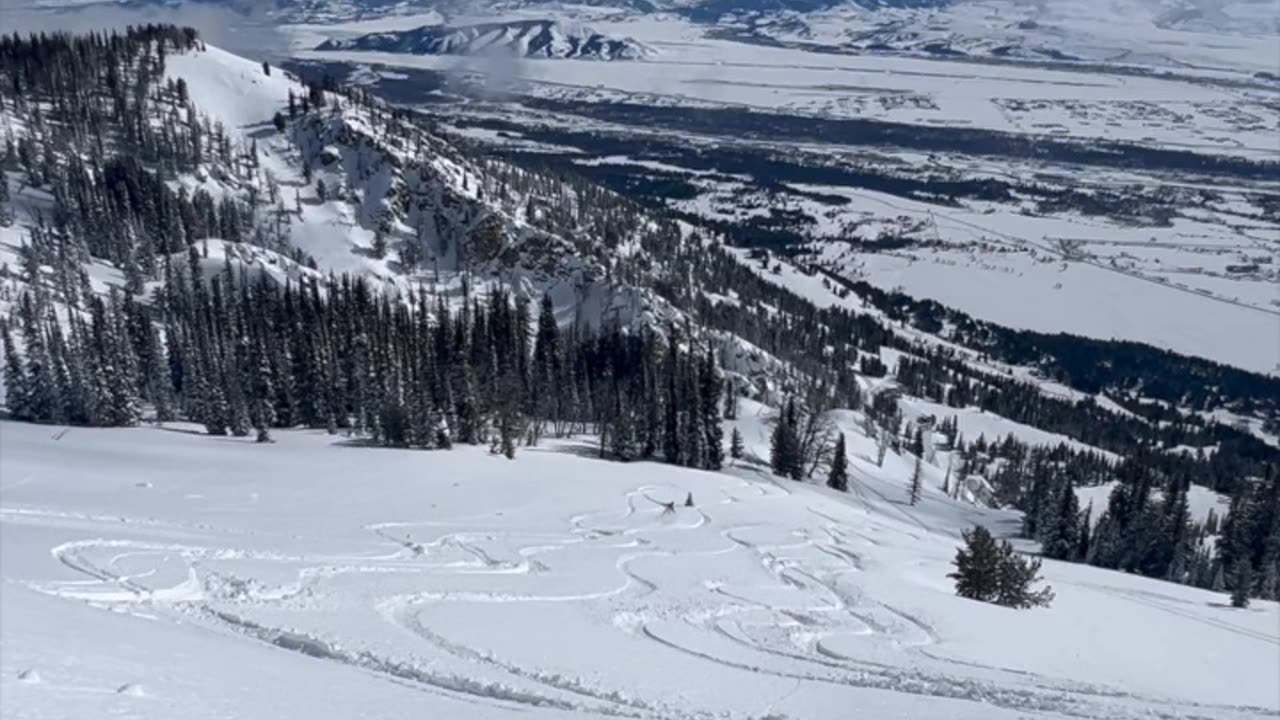 Jackson Hole Wyoming spring skiing