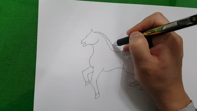 Draw directly without looking