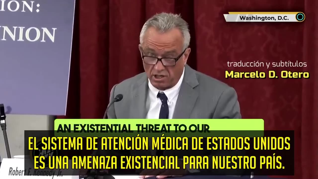 Robert Kennedy Jr. muestra la realidad de la sanidad en USA (aplicable a Europa)