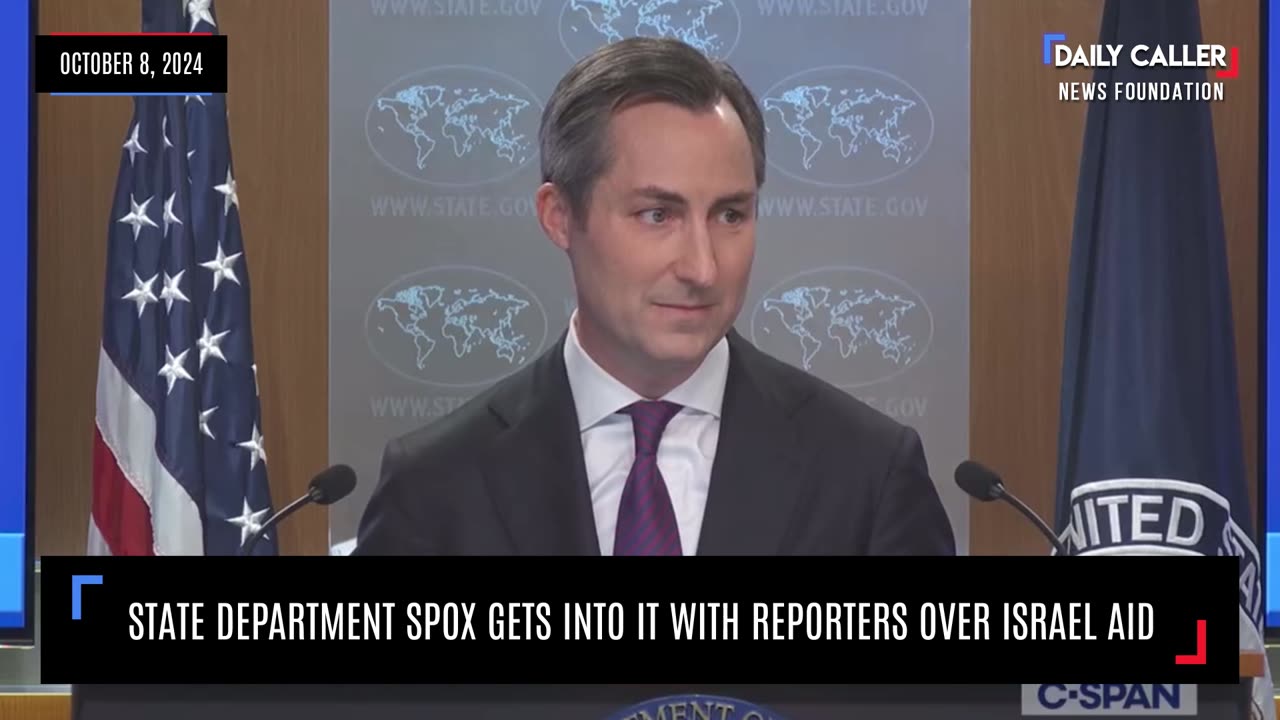 State Department SPOX Gets Into It With Reporters Over Israel Aid