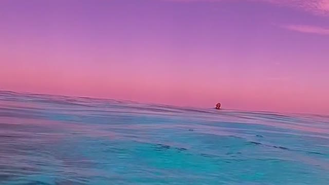 "At the moment when I came out of the water, I felt like I was on an alien planet."