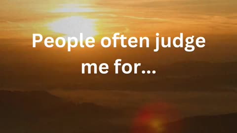 People often judge me for... #reels #shorts #emotioneclipse