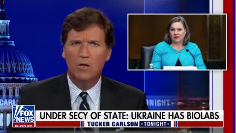 Tucker Carlson "Why is the US funding Biolabs in Ukraine???"