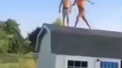 Roof + Pool + Trampoline