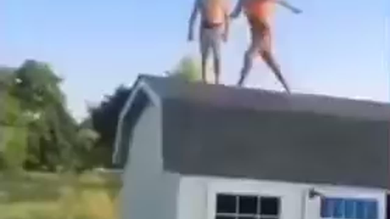 Roof + Pool + Trampoline