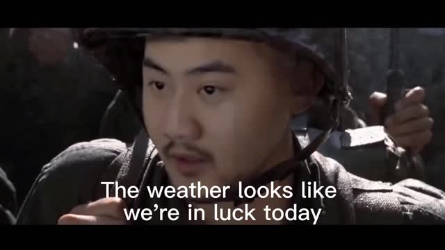 Troubled soldier in a samurai