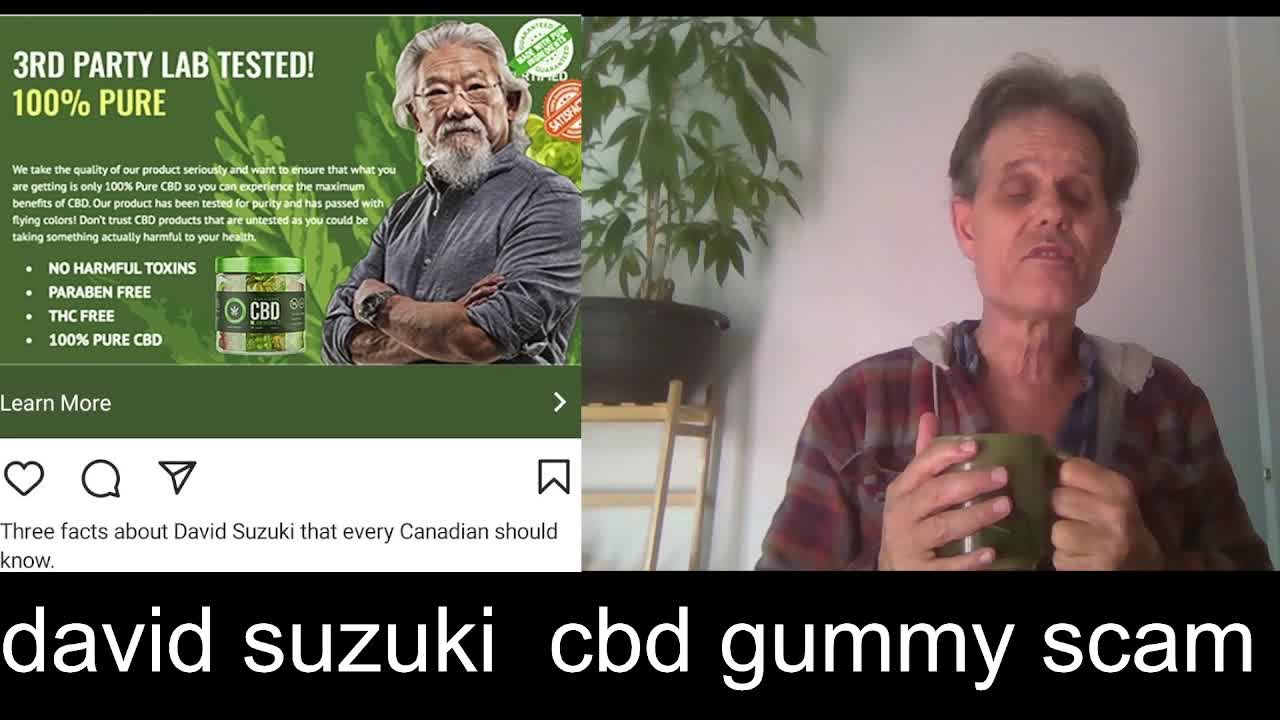 DAVID SUZUKI CDB GUMMY SCAM