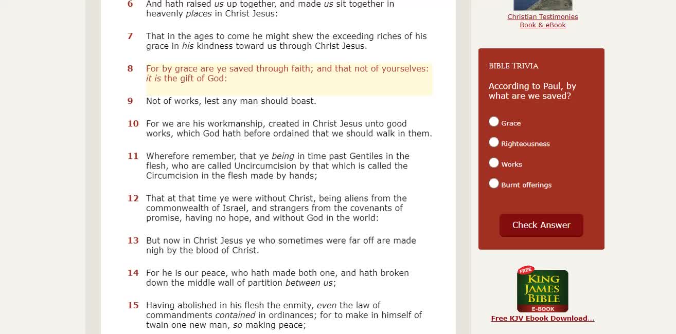 I believe all things written in the Bible