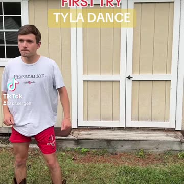 Attempting the Tyla dance