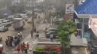 Incendio en centro comercial de Bocagrande