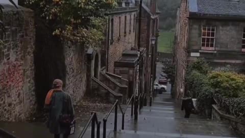 The atmosphere in rainy days is very decompression